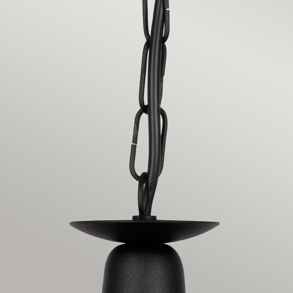 Lampa wisząca czarna Minster 3xE14x60W wym: 101x37x37 cm Elstead