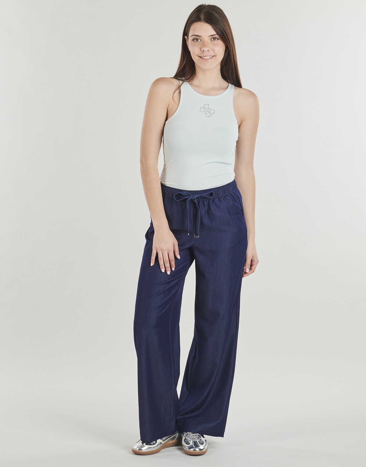 Only - ONLIRIA LIFE MW CHAMBRAY WIDE - Blue