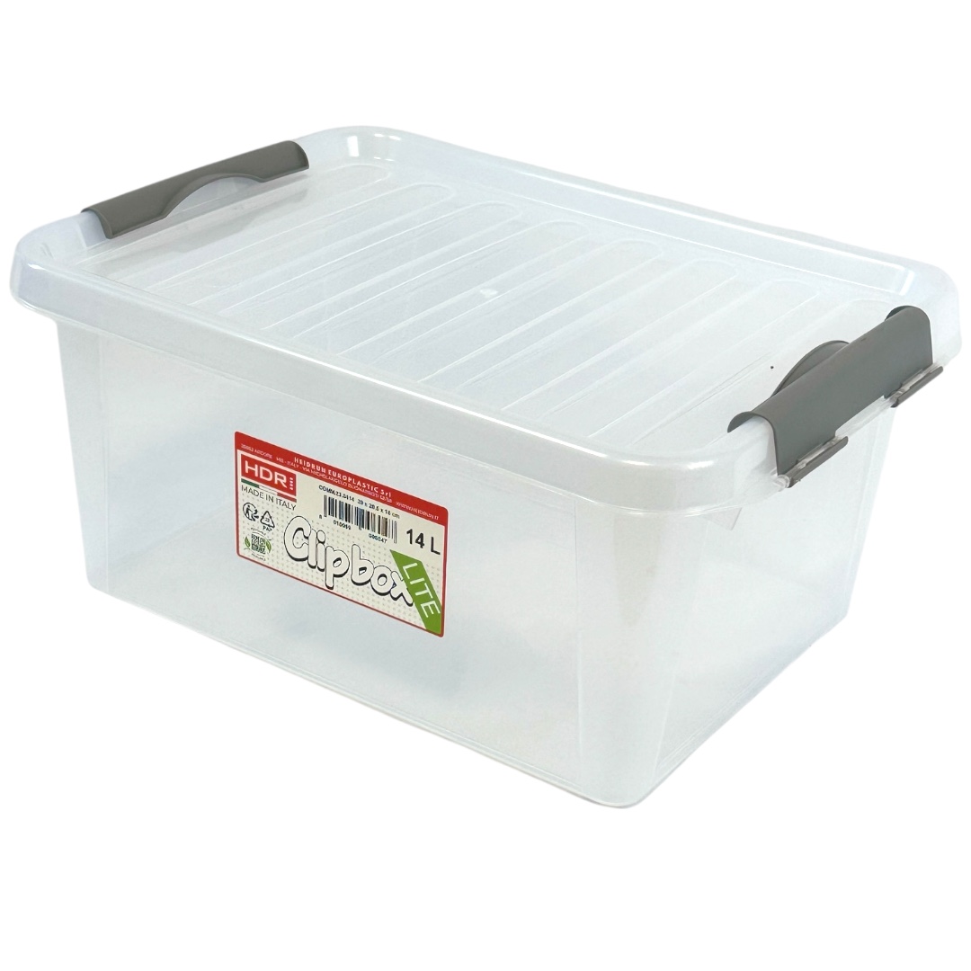Caixa De Arrumação ClipBox Lite 14L