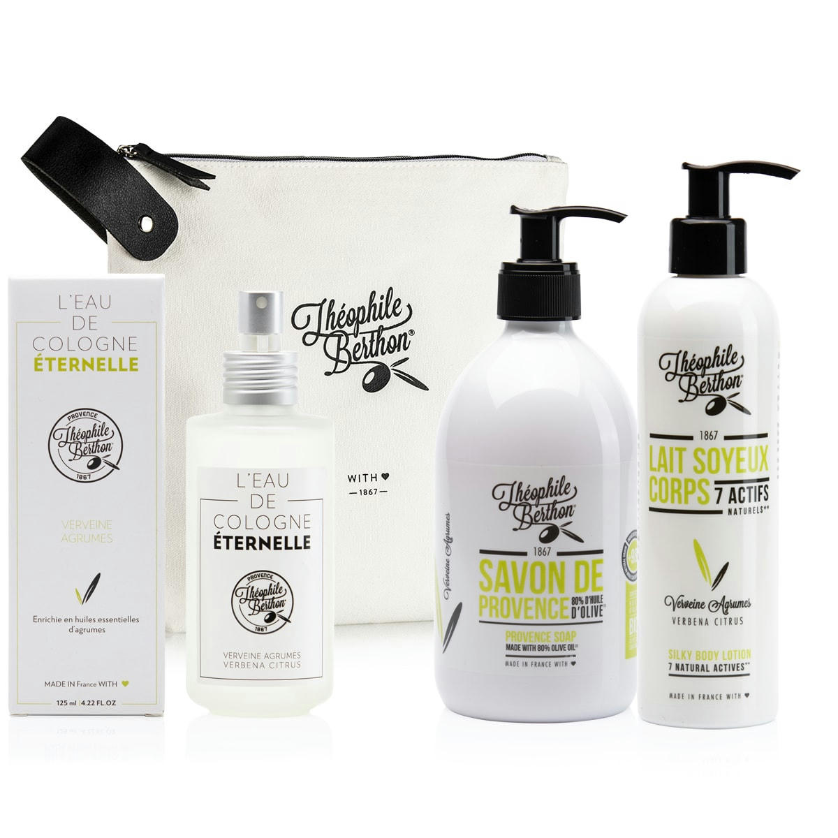 ESCALE - Trousse verveine agrumes avec 3 soins corps