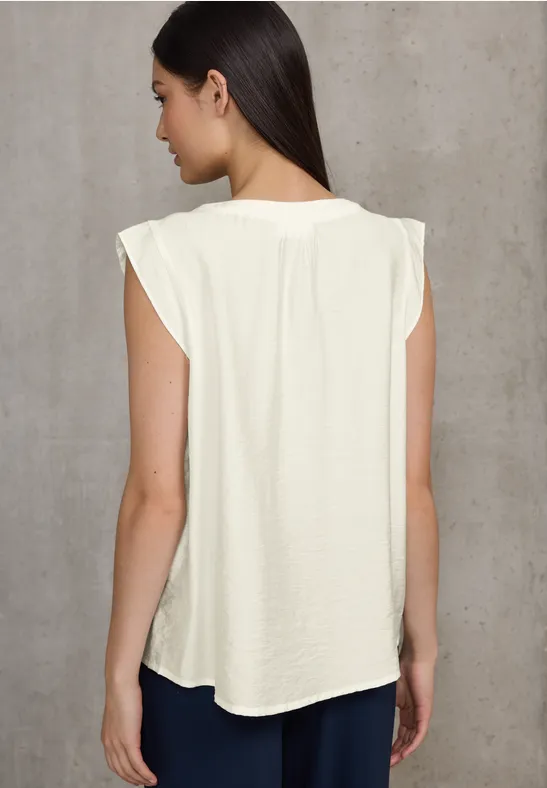 Blusentop mit Rüschen