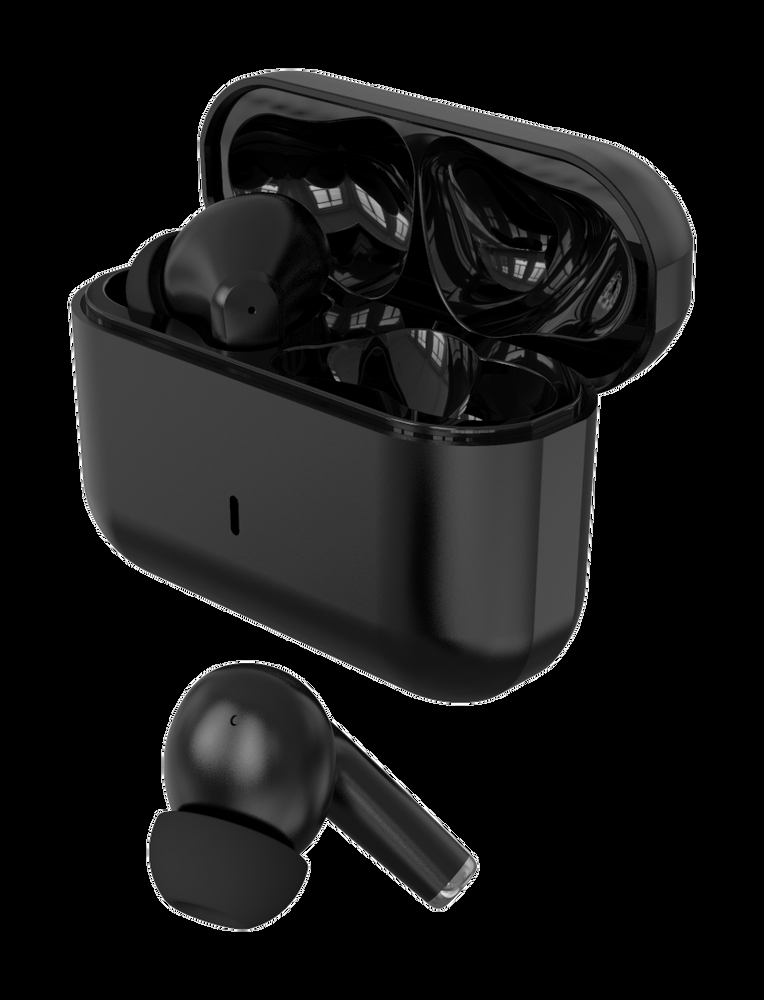 Bluehive Bluepods Elite Active Noise Cancelling Earbuds with Hands-Free Calling,  Black