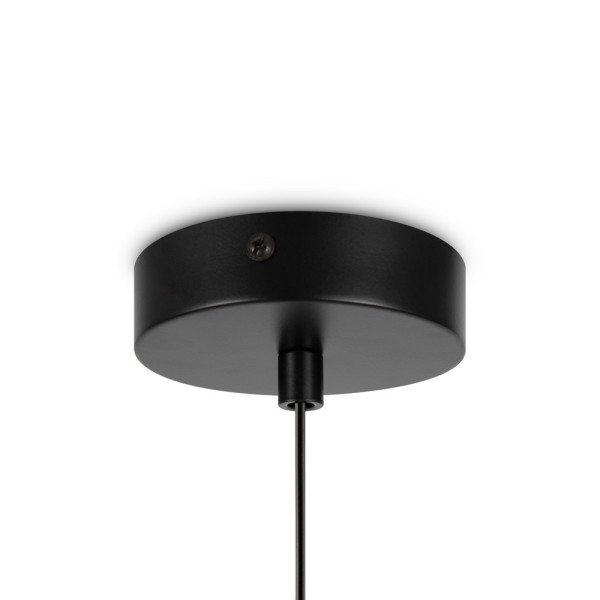 Lampa wisząca czarny matowa-biała BASIC FORM 1xE14x40W Maytoni