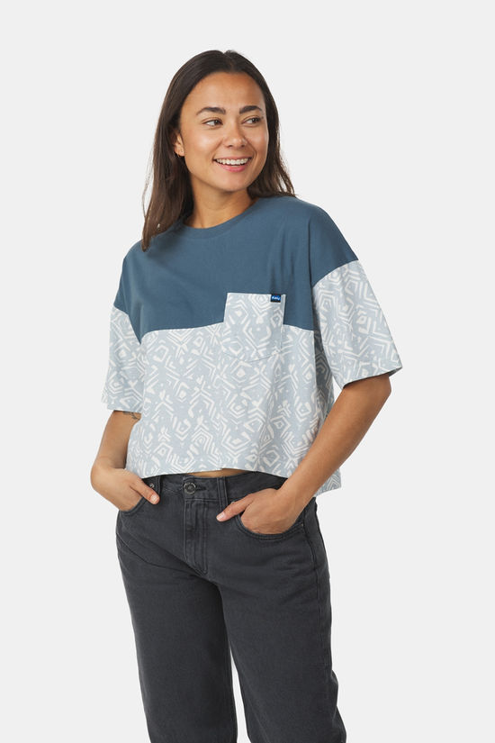 KAVU Bondi Cropped T-shirt Dames