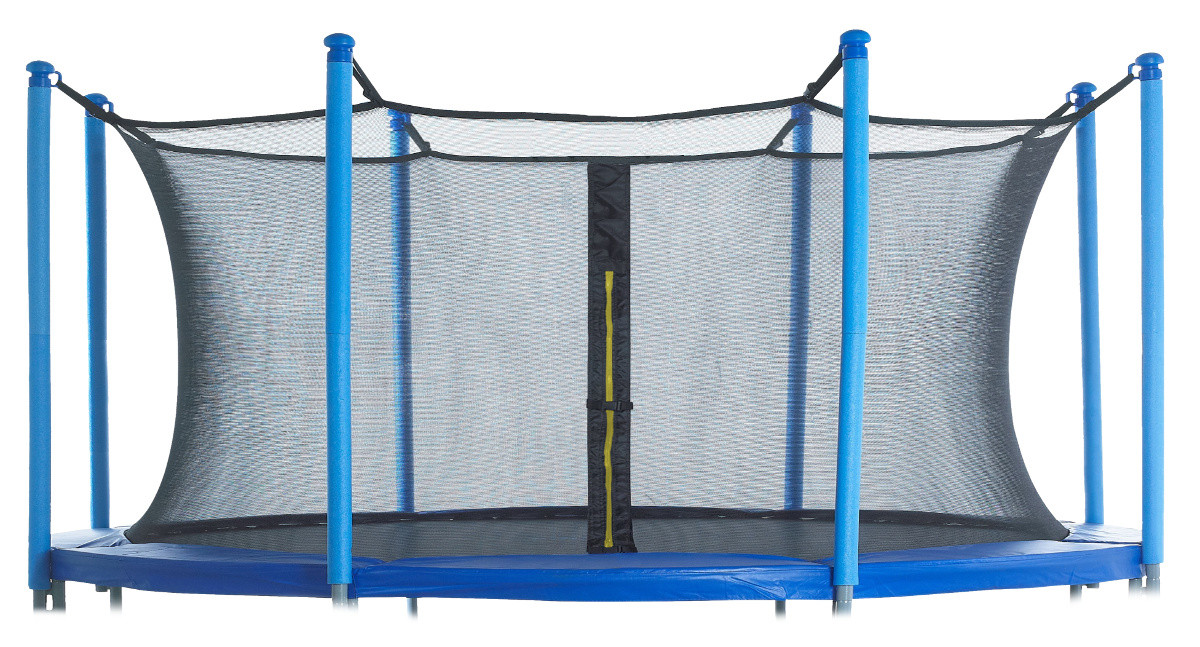 Wewnętrzna siatka ochronna na trampolinę 10 ft 8 słupków 305 cm