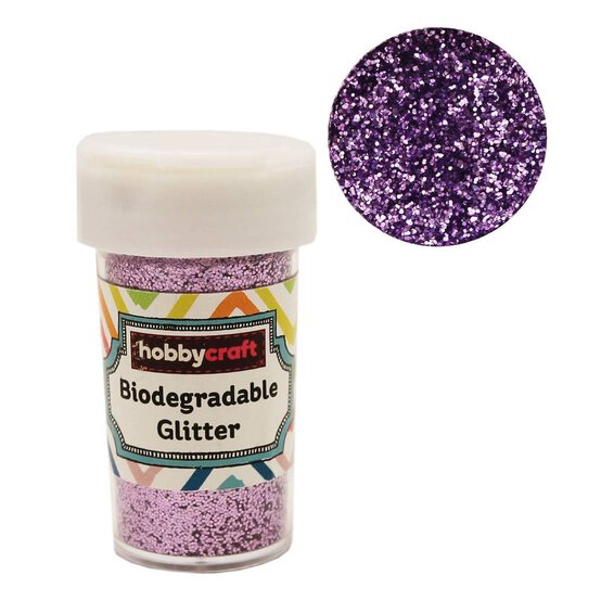 Purple Biodegradable Glitter Shaker 20g
