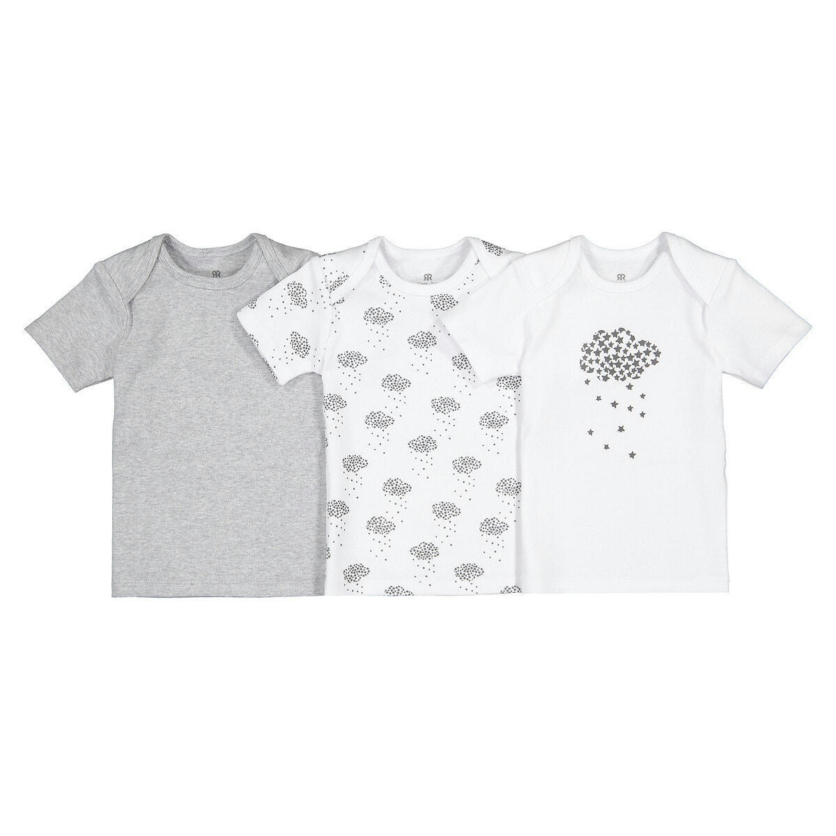 Lot de 3 T-shirts en coton bio 0 mois-3 ans