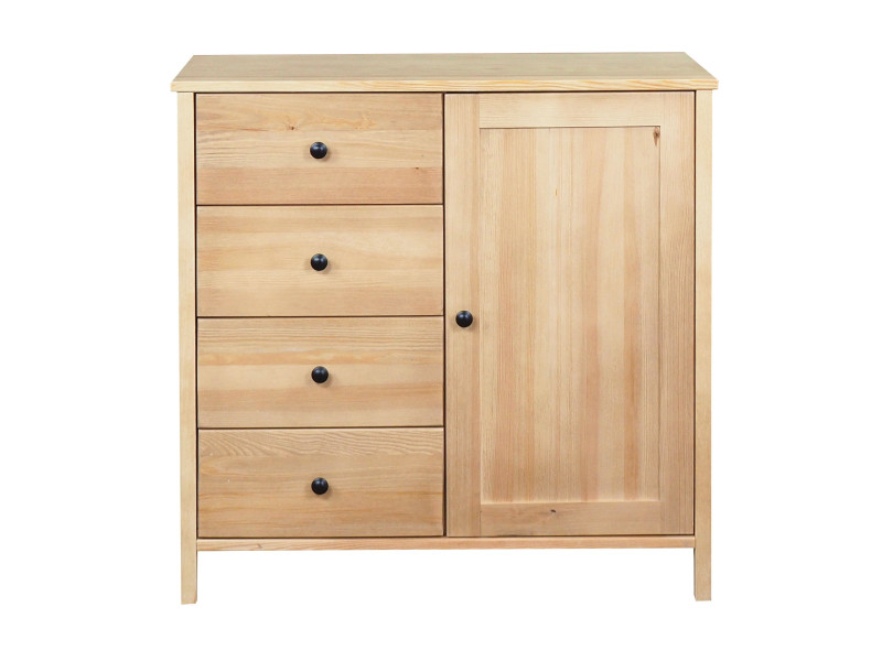 Komoda Prestige VI drewniana, kolor dębowy