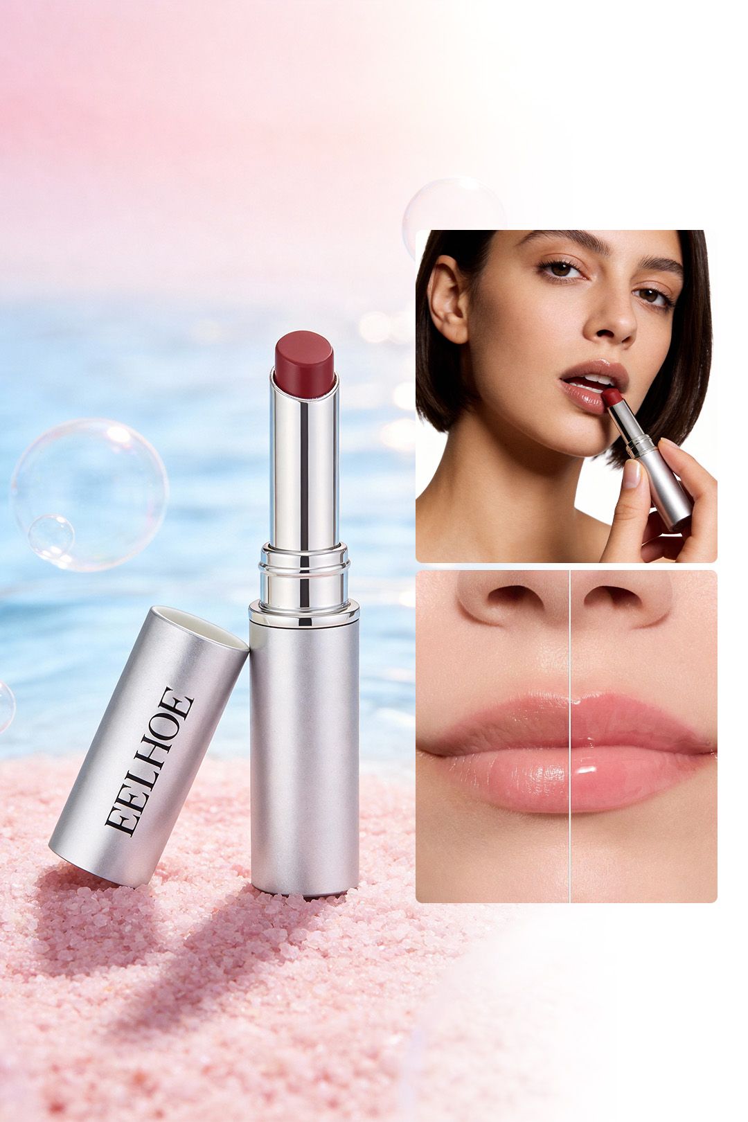 SHEONLY Pink Tinted Moisturizing Honey Lip Balm