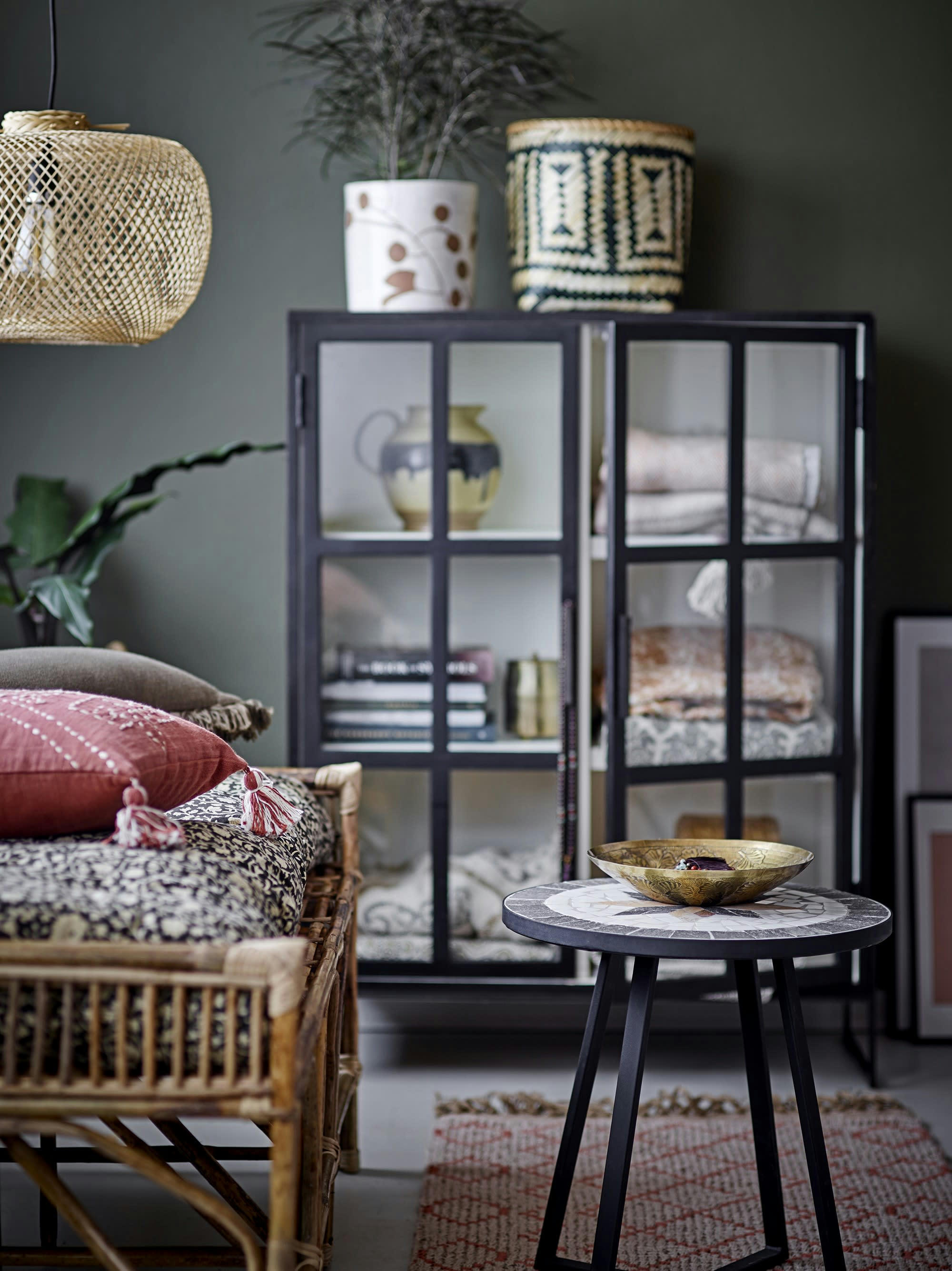 JOMO - Lot de 3 paniers en bambou noir