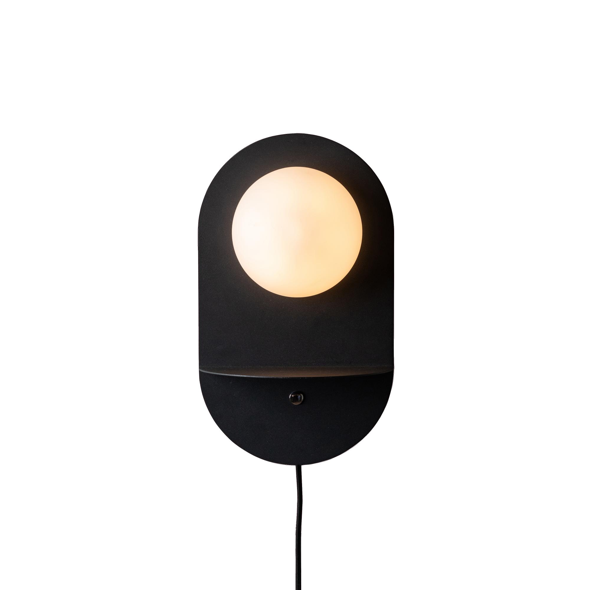 it's about RoMi wandlamp Tokyo - zwart - 14x20x34cm