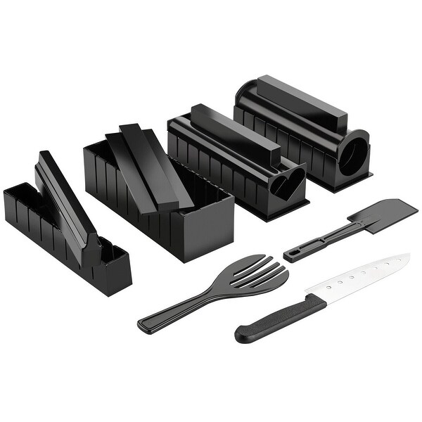 AGPTEK 11pcs Sushi Maker Kit with Premium Sushi Knife, DIY Sushi Set Sushi Rolls - M