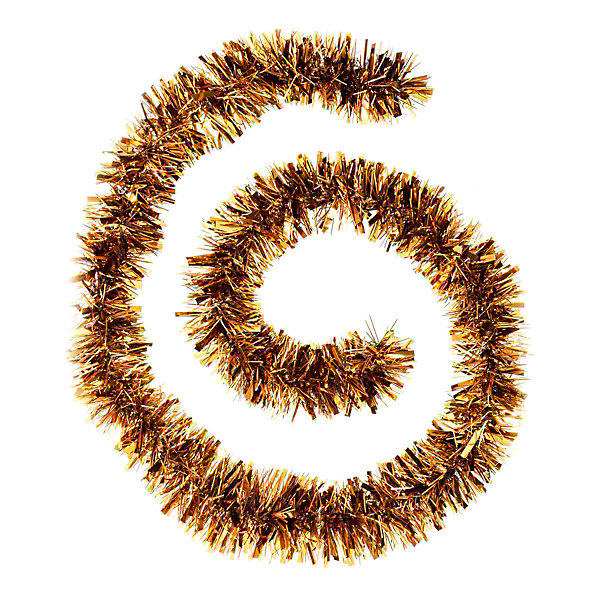 Guirlande brins mixtes 10cmx2m 6 plis bronze- Doré- Atmosphera