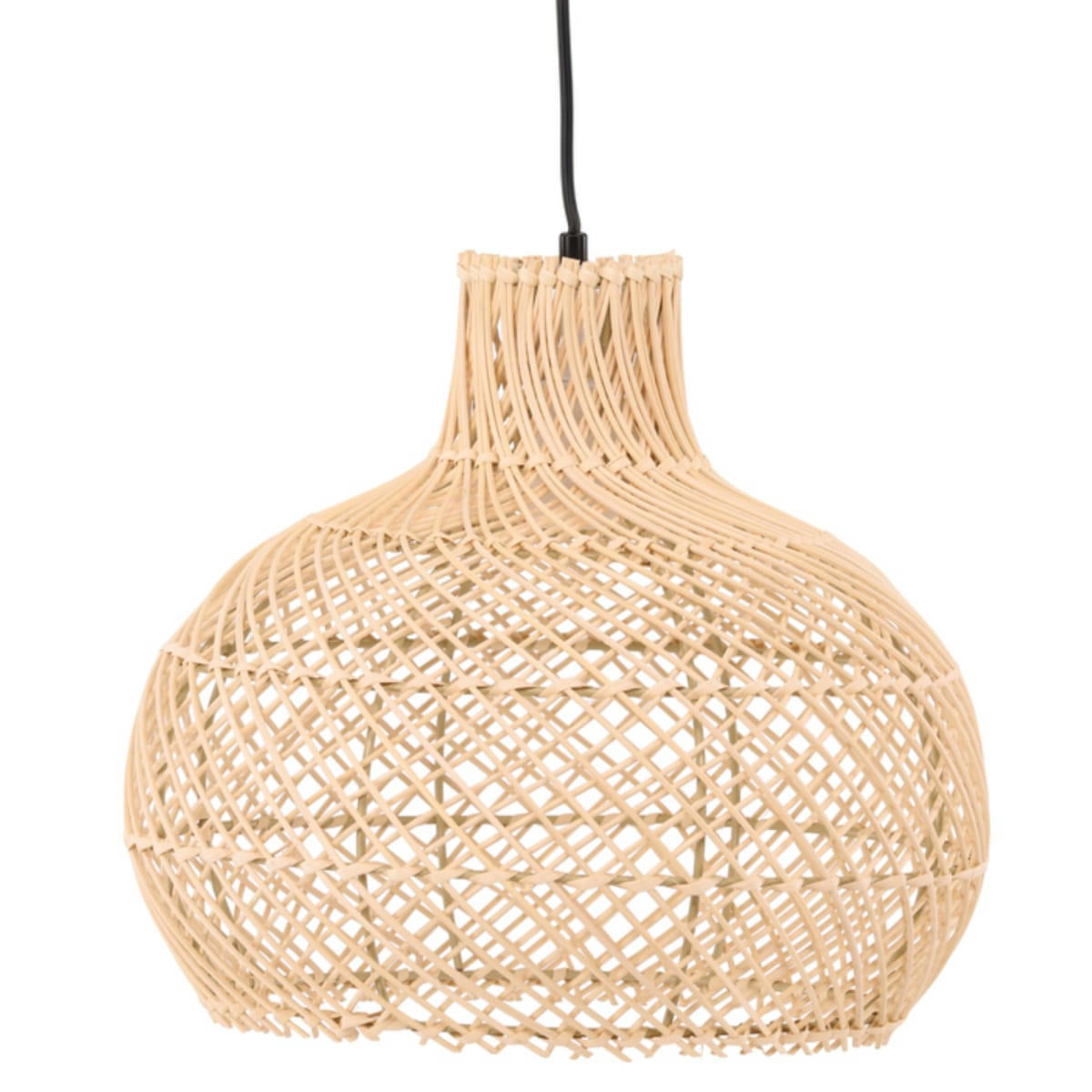 BOBO - Suspension boule en rotin 35x30