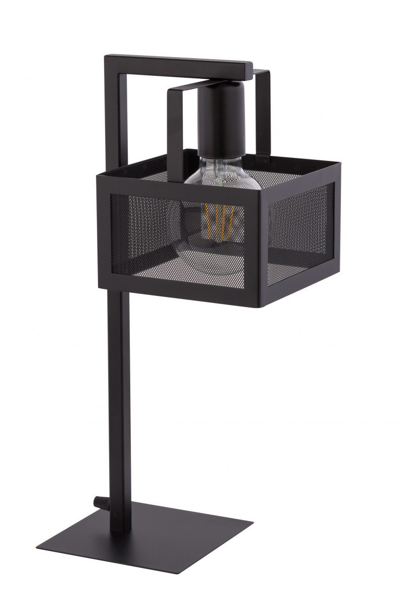 Lampa stołowa nowoczesna czarna Albert 1xE27x15W wys:45cm Sigma Lighting