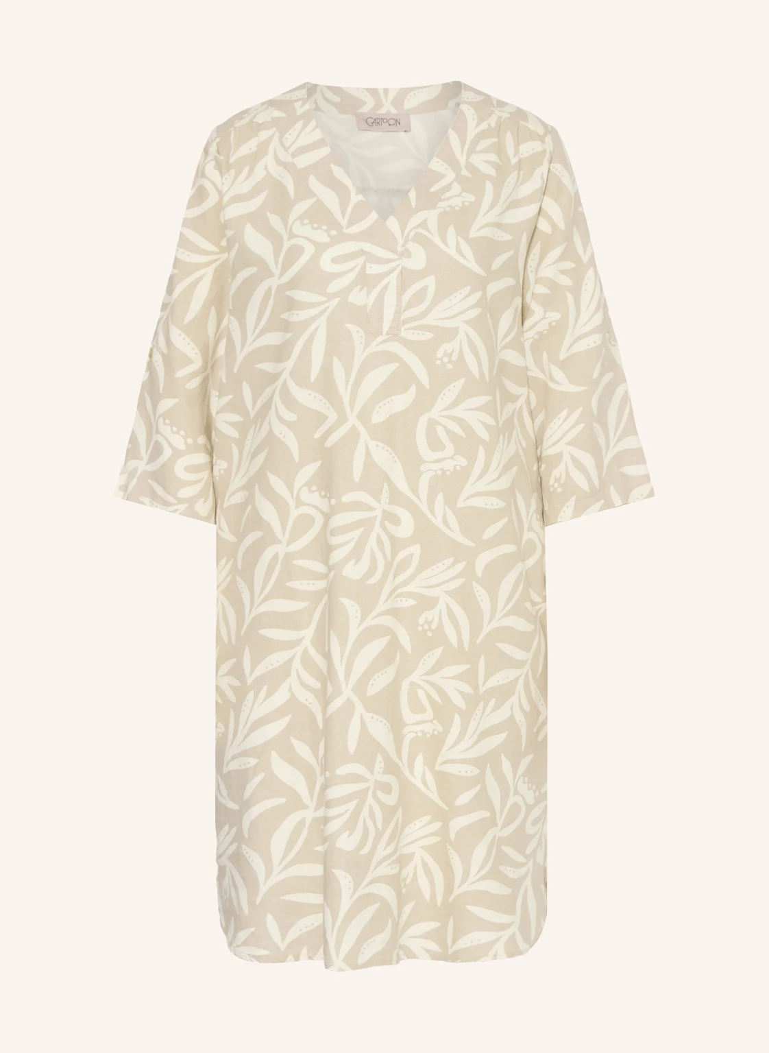 CARTOON Kleid mit Leinen und 3/4-Arm