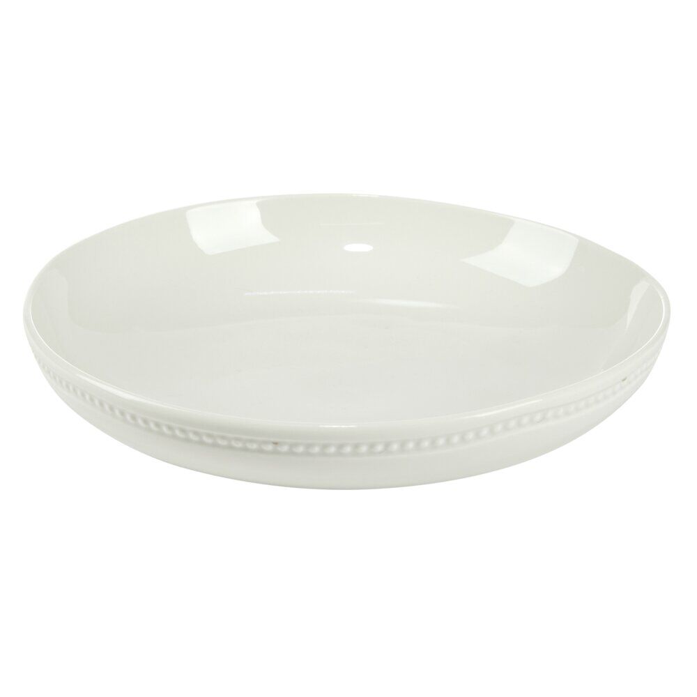Assiette creuse ronde Vienne porcelaine blanche Ø20cm