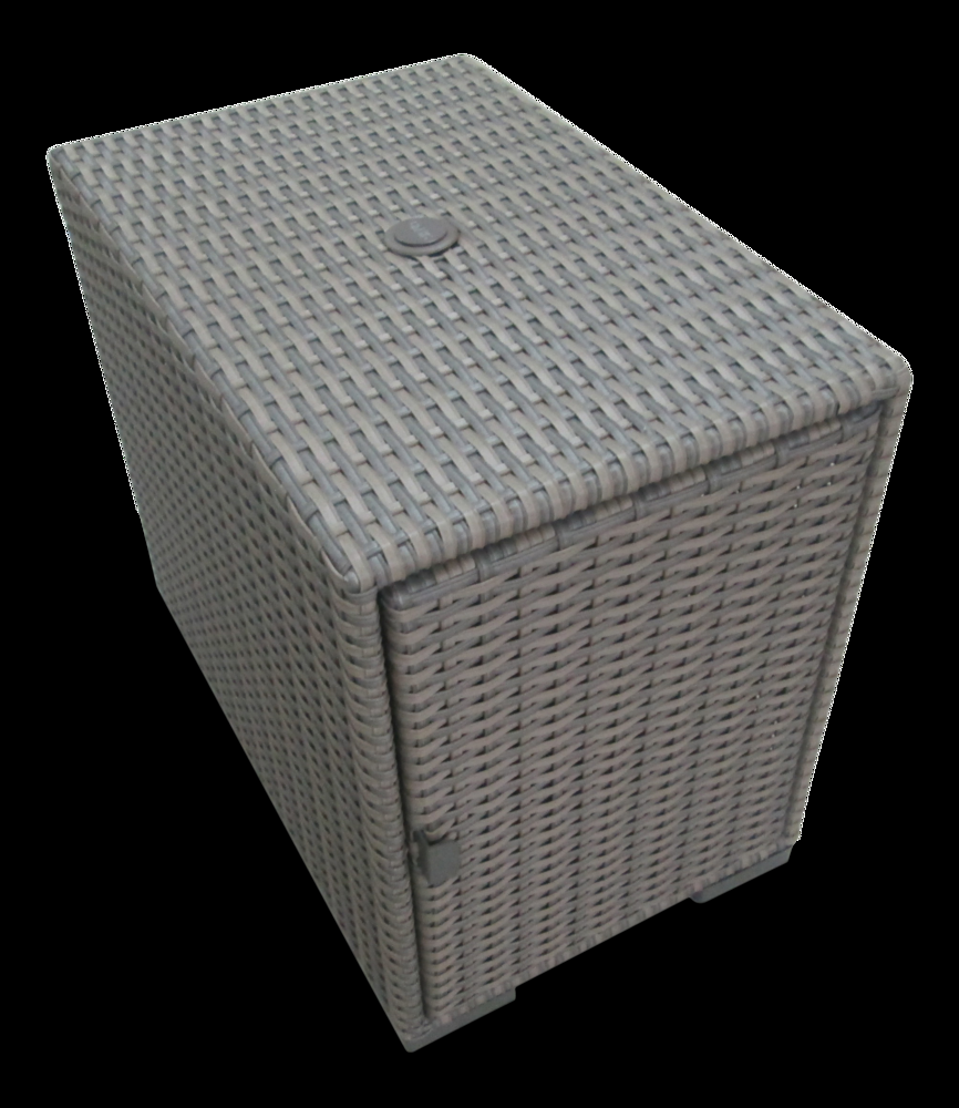 CANVAS Bala Rectangle Outdoor Patio Sectional Umbrella Side Table Stand, 28x18x25-in