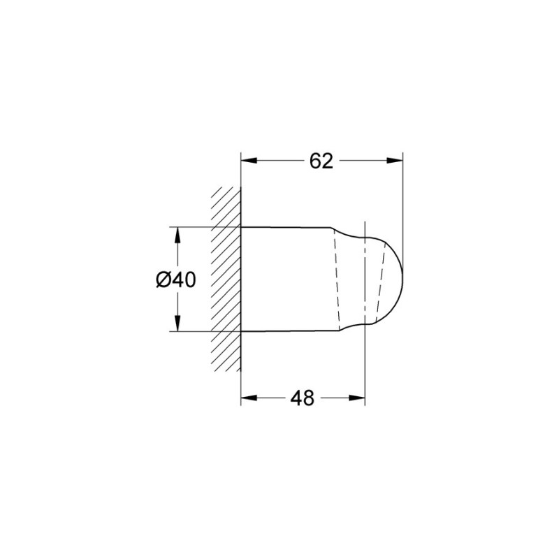 Support mural Vitalio universal GROHE