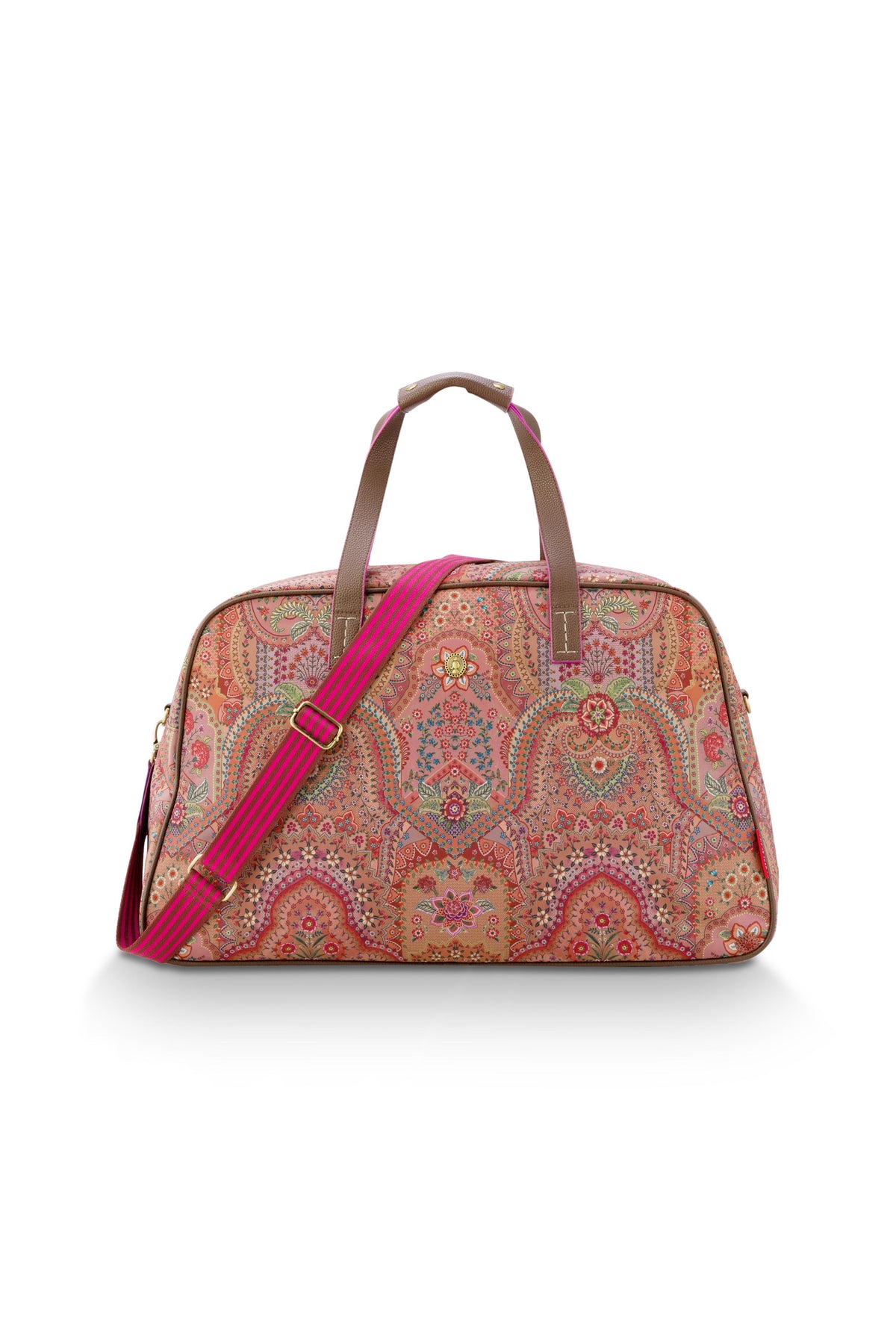 Pip Studio - Tovy Weekendtas Dames - Jabali - Rood - 57x22x37cm