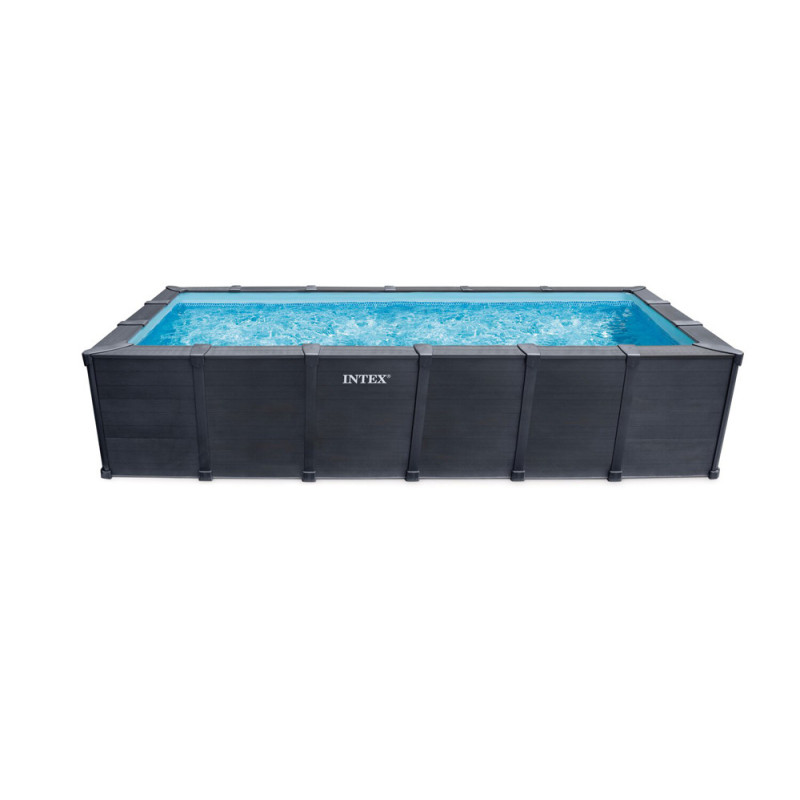 Piscine Graphite avec filtre à sable 6 x 3 x 1,24 m INTEX