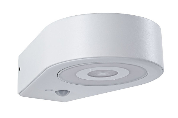 Applique d'extérieur LED Silma Détecteur de mouvement crépusculaire (IR) IP44 65x186mm 3000K 5,5W / 0,7W 600lm / 0lm 230V Blanc Al