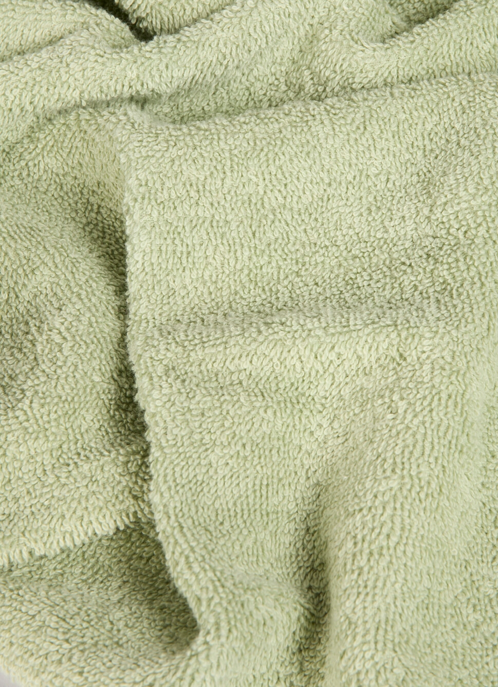 DRAP DE BAIN EN COTON UNI BASIL VERT