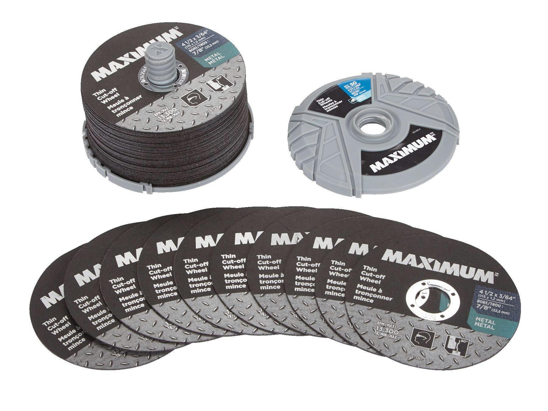 MAXIMUM 4-1/2-in x 3/64-in Aluminum Oxide Thin Cut off Wheel for Metal