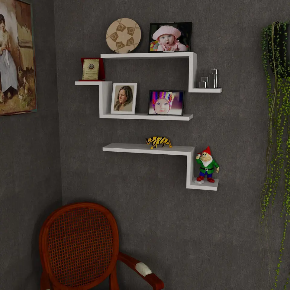 Lowa Wandplank - 100% MELAMINE - Wit