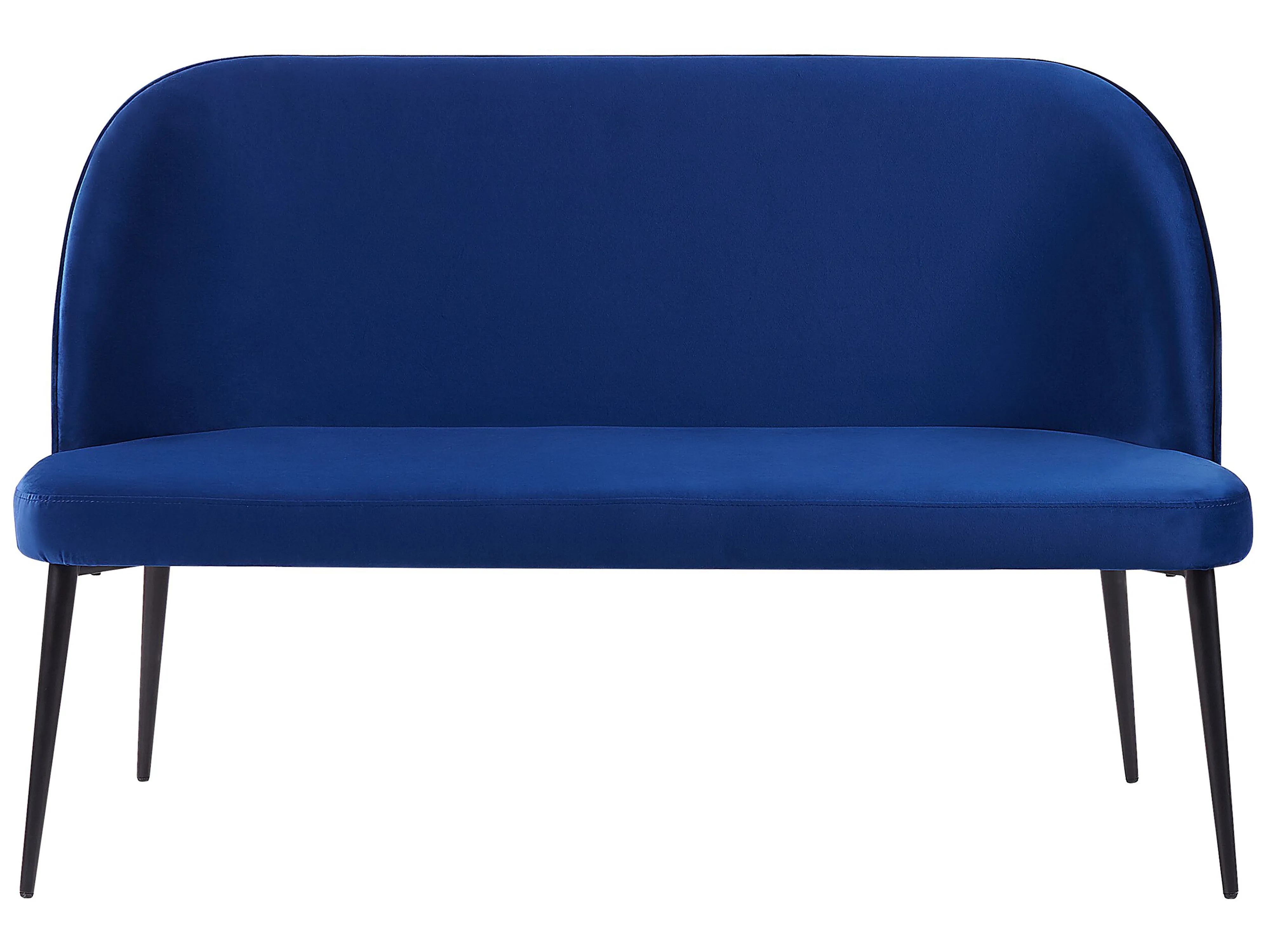 Dining Bench 2 Seater OSBY Velvet Navy Blue