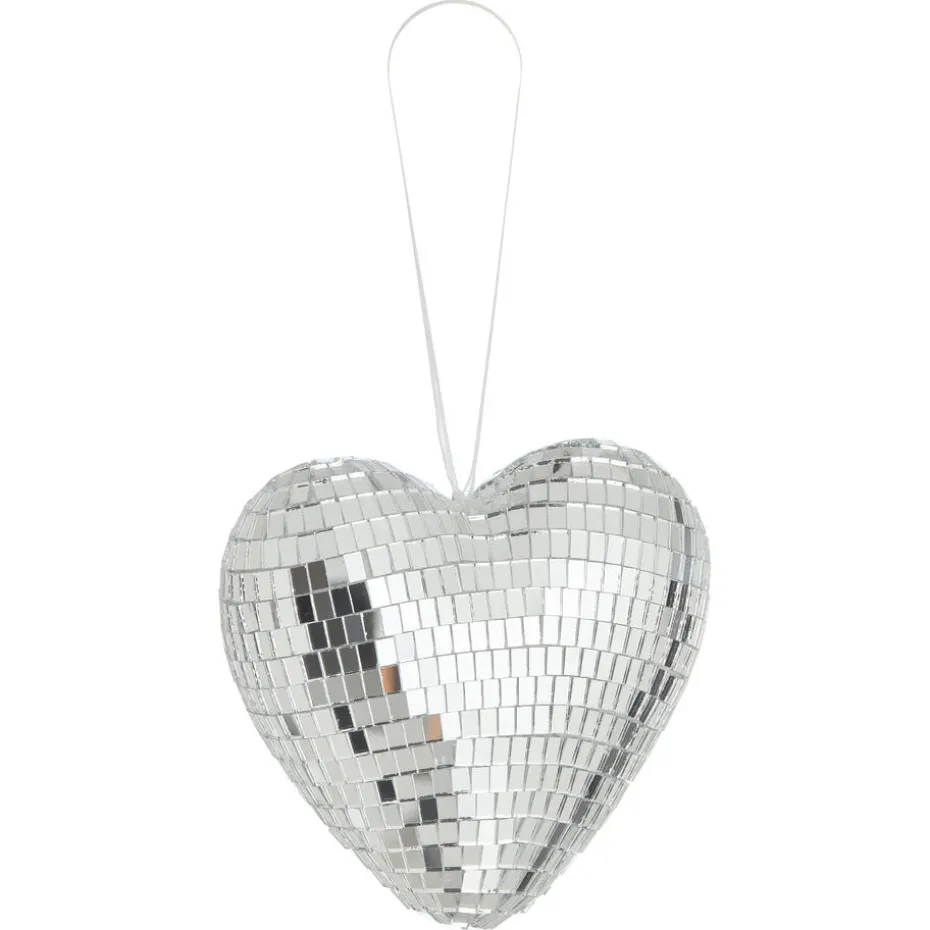 Kwantum Kerstdecoratie | Object Hart Dico Zilver – Maat  S