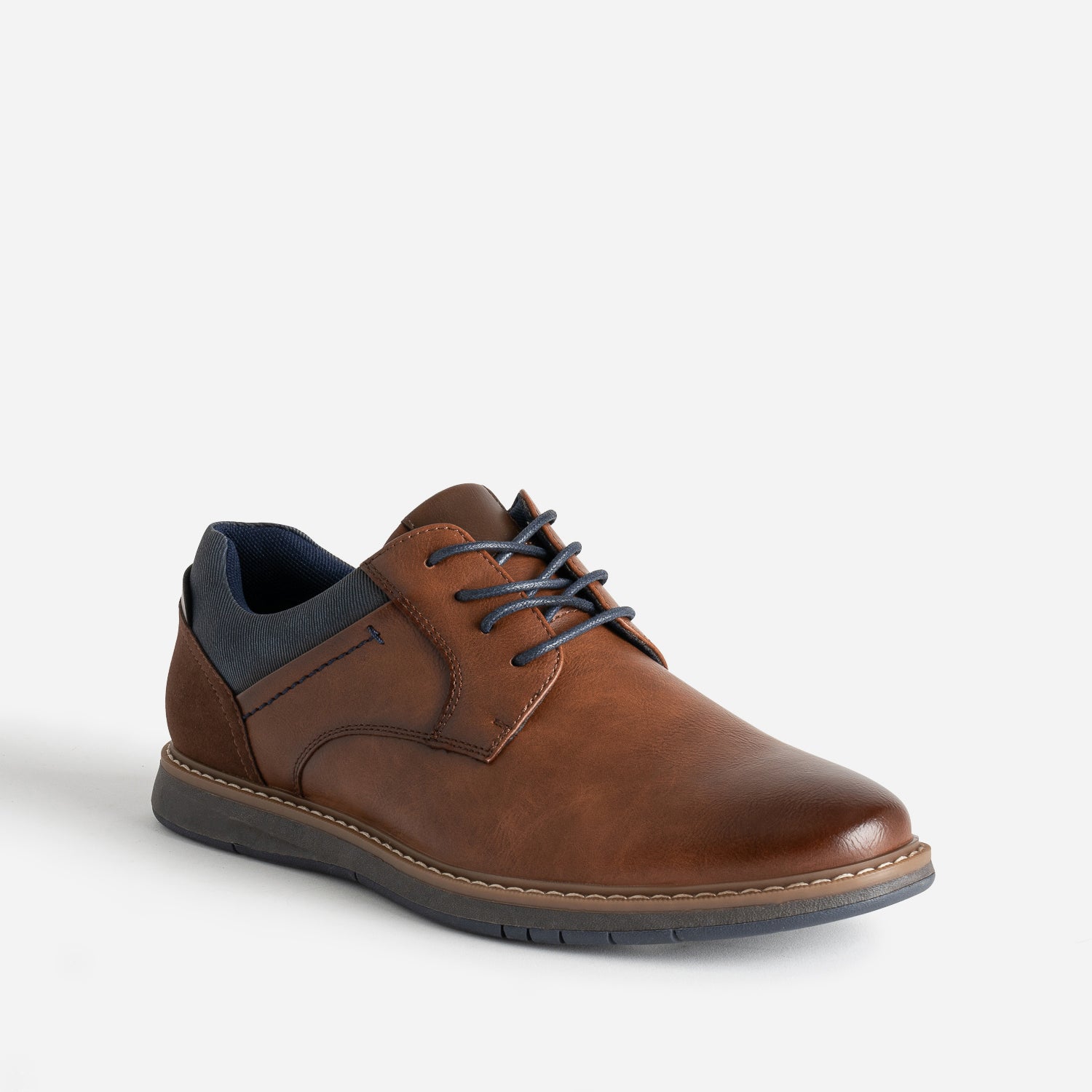 Derby confort cognac