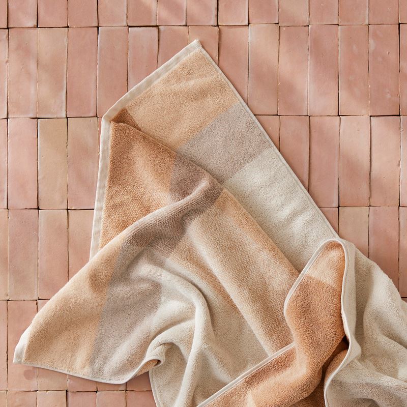Brooklyn Natural Multi Check Towel Range