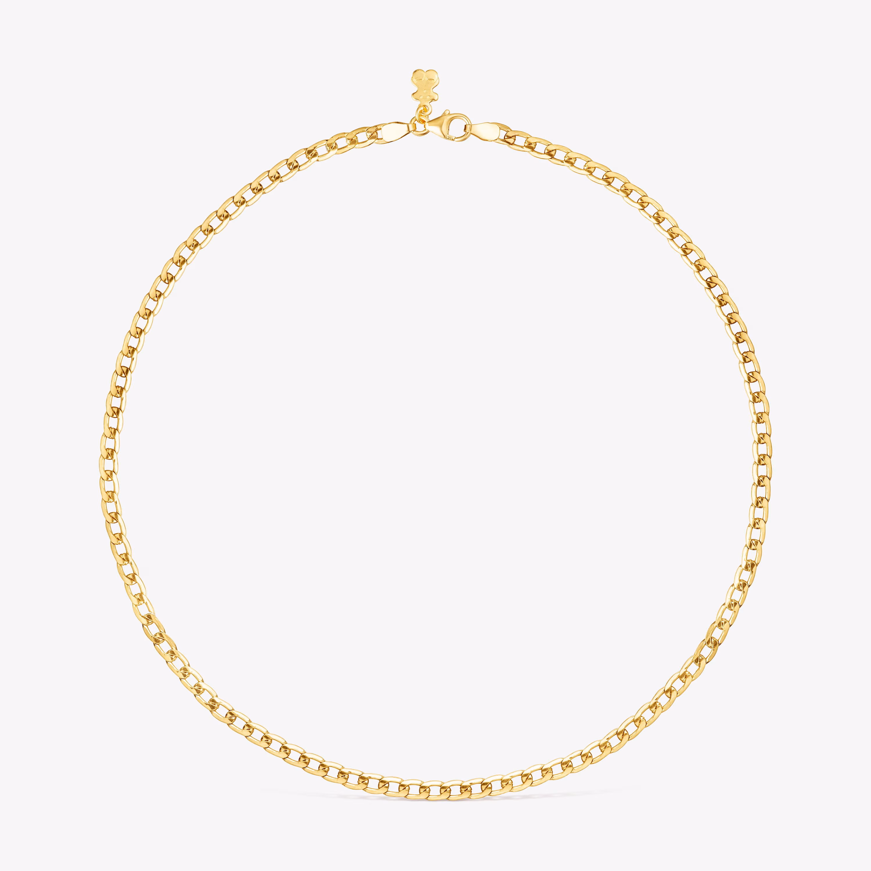 Gargantilla barbada con baño de oro de 18 kt sobre plata TOUS Chain
