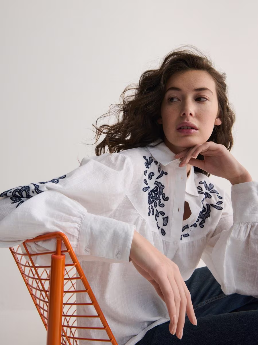 Shirt With Embroidery Detailing