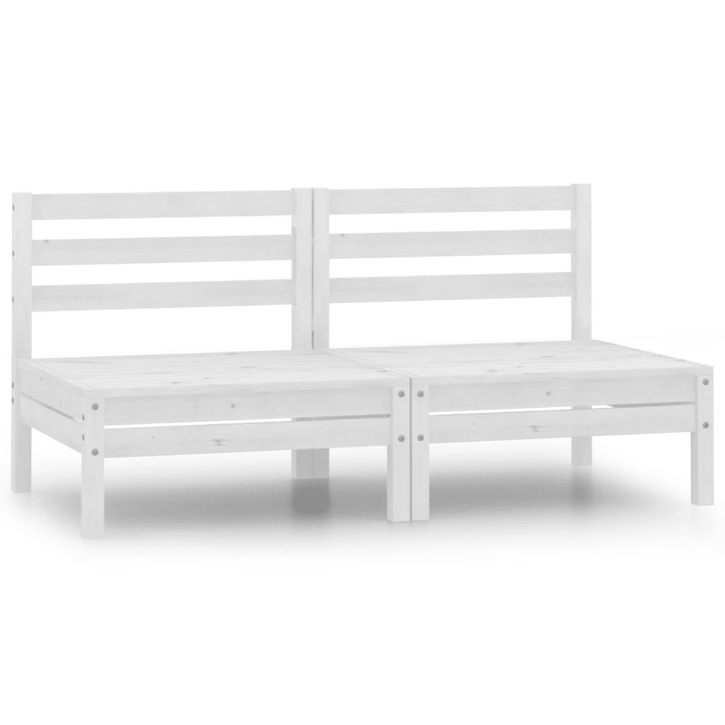 Sofa ogrodowa Biały Drewno sosnowe vidaXL