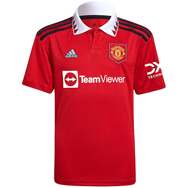 Carlos Casemiro Manchester United adidas Youth 2022/23 Home Replica Player Jersey - Red