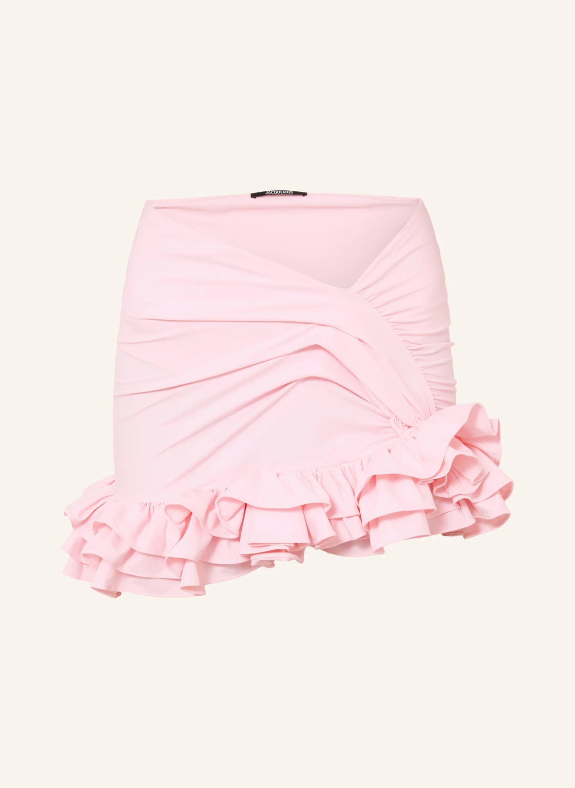 JACQUEMUS Rock LA MINI JUPE PLAYA mit Rüschen