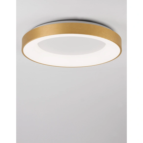 Deckenleuchte »Rando Thin «, LED, 50 W, Höhe: 9 cm, goldfarben