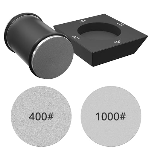 NNEOBA 4-Sided Rolling Knife Sharpener Diamond Sharpening Stone Black