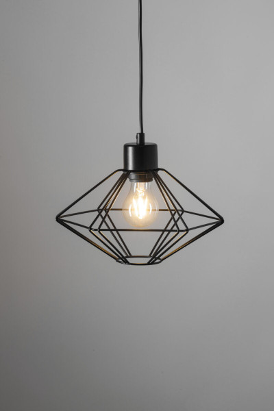 Lampa wisząca czarna Vario 1xE27x15W wym: 80x28x28 cm Sigma Lighting