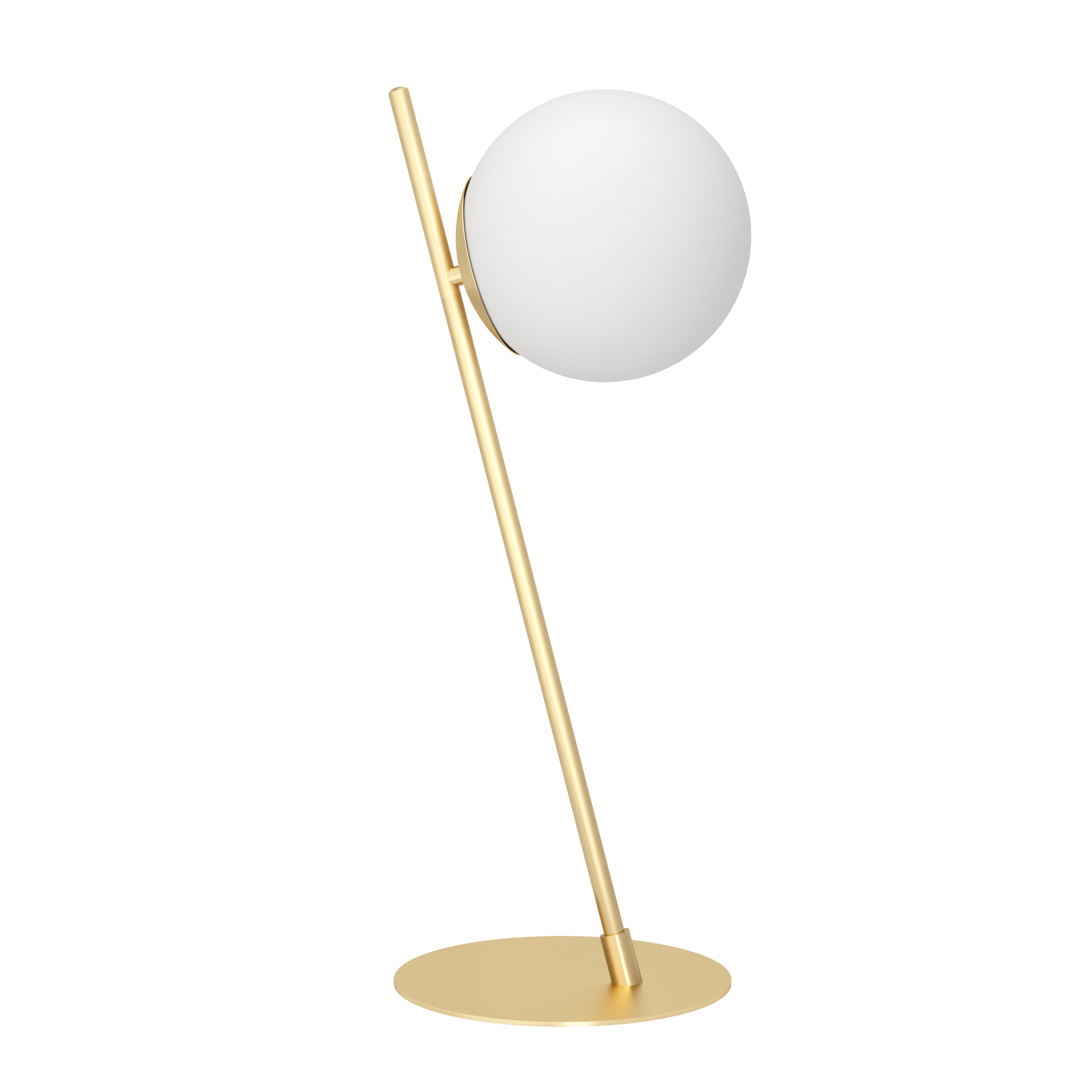 EGLO tafellamp Rondo 4 - e27 - 56,5 cm - goud/wit - glas/staal