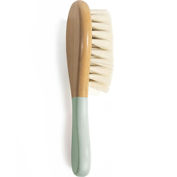 - Brosse bébé en bois Vert