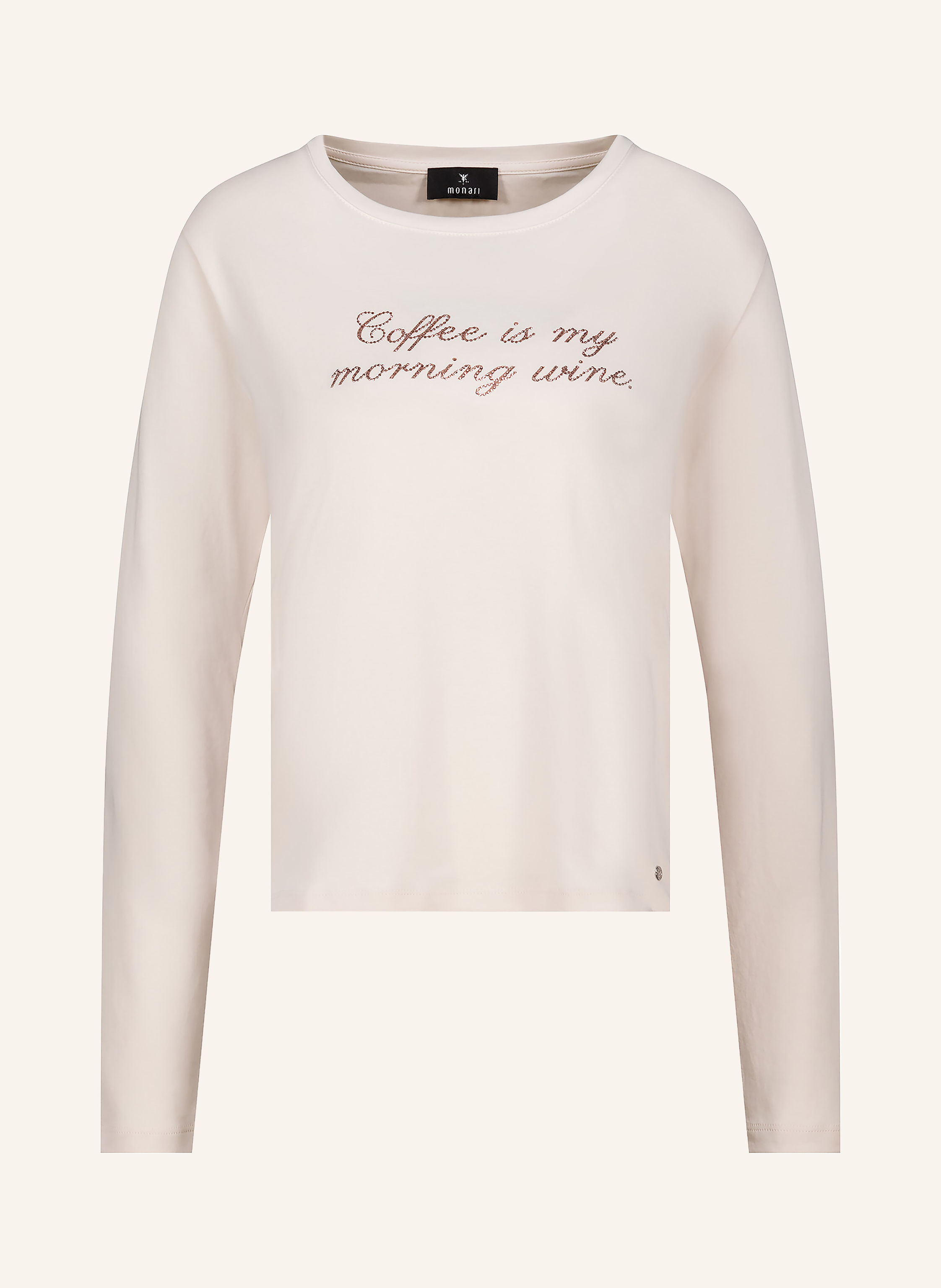 monari Longsleeve mit Schmucksteinen