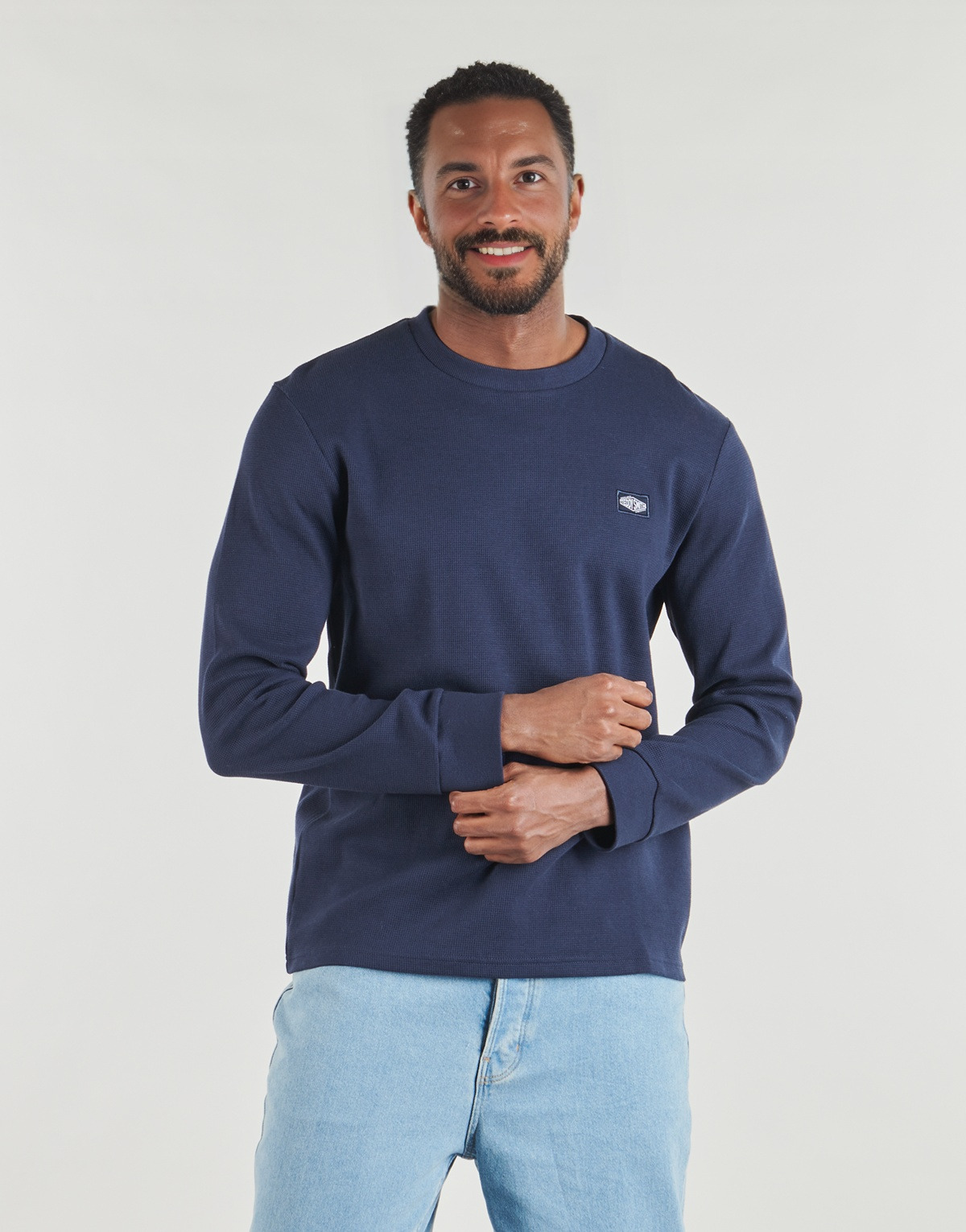 Teddy Smith - T-WAFFLE ML - Marine