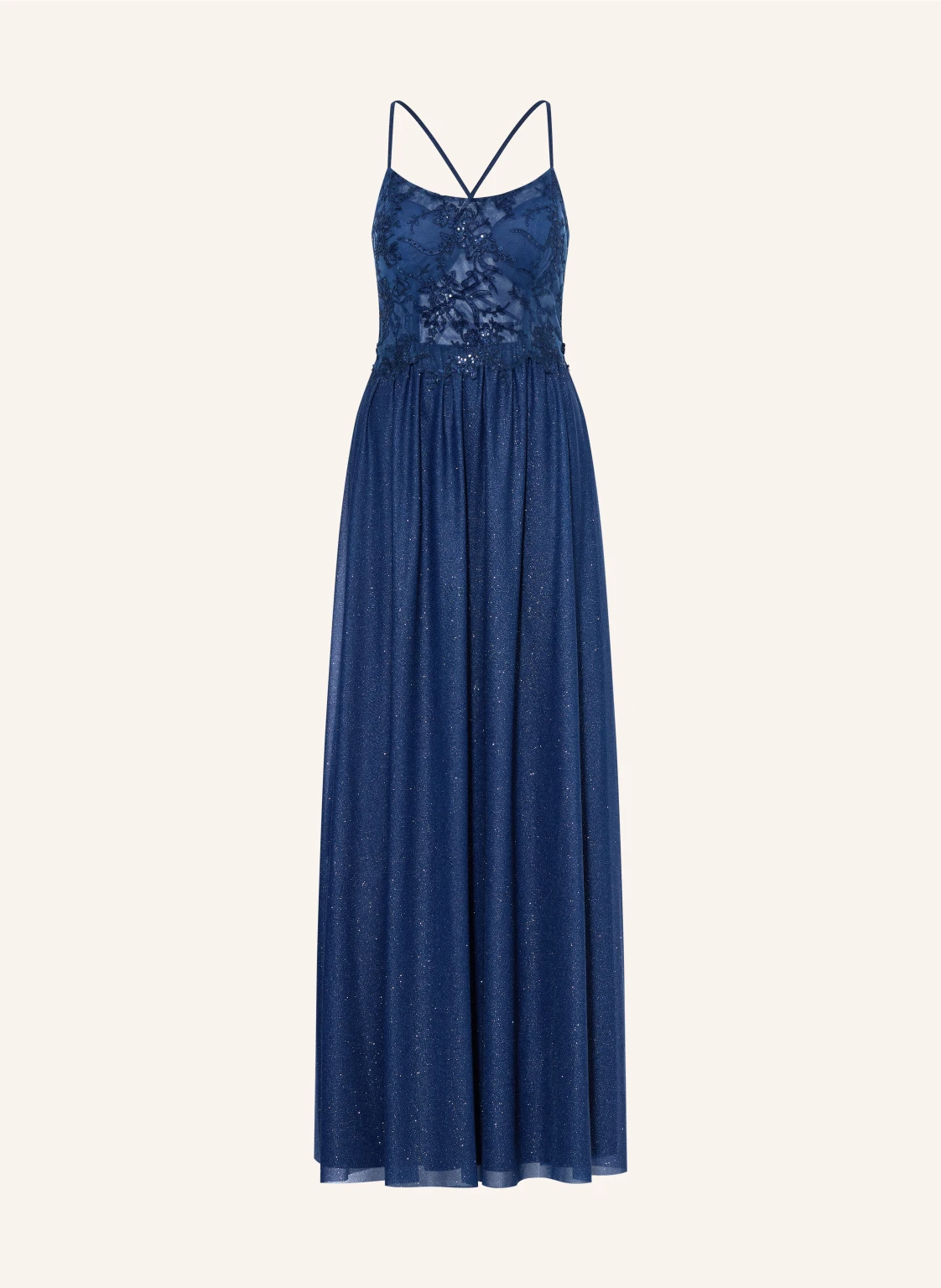 Suddenly Princess Abendkleid mit Spitze und Glitzergarn