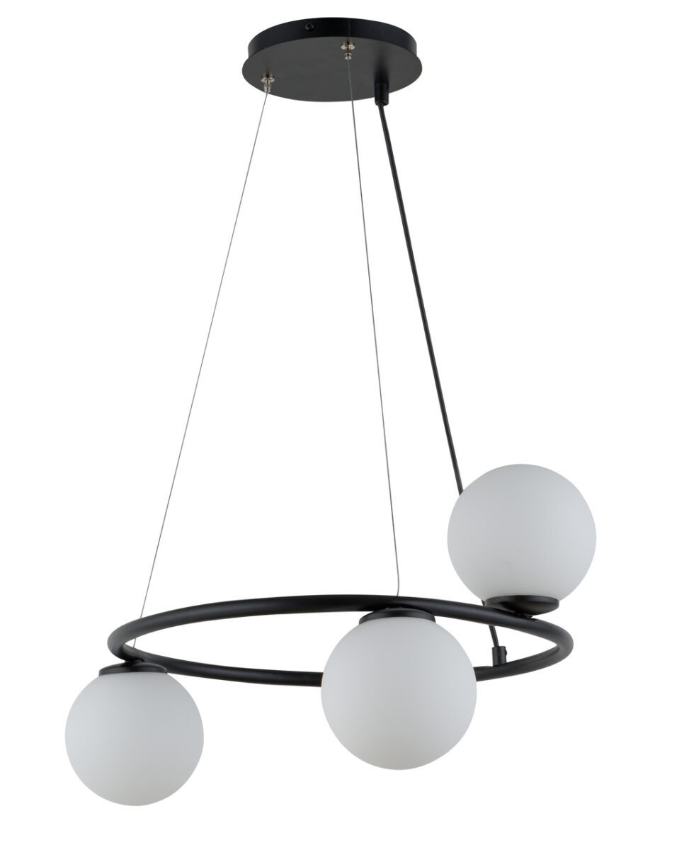 Lampa wisząca czarno-biała Gama Koło 3xG9x12W Sigma Lighting