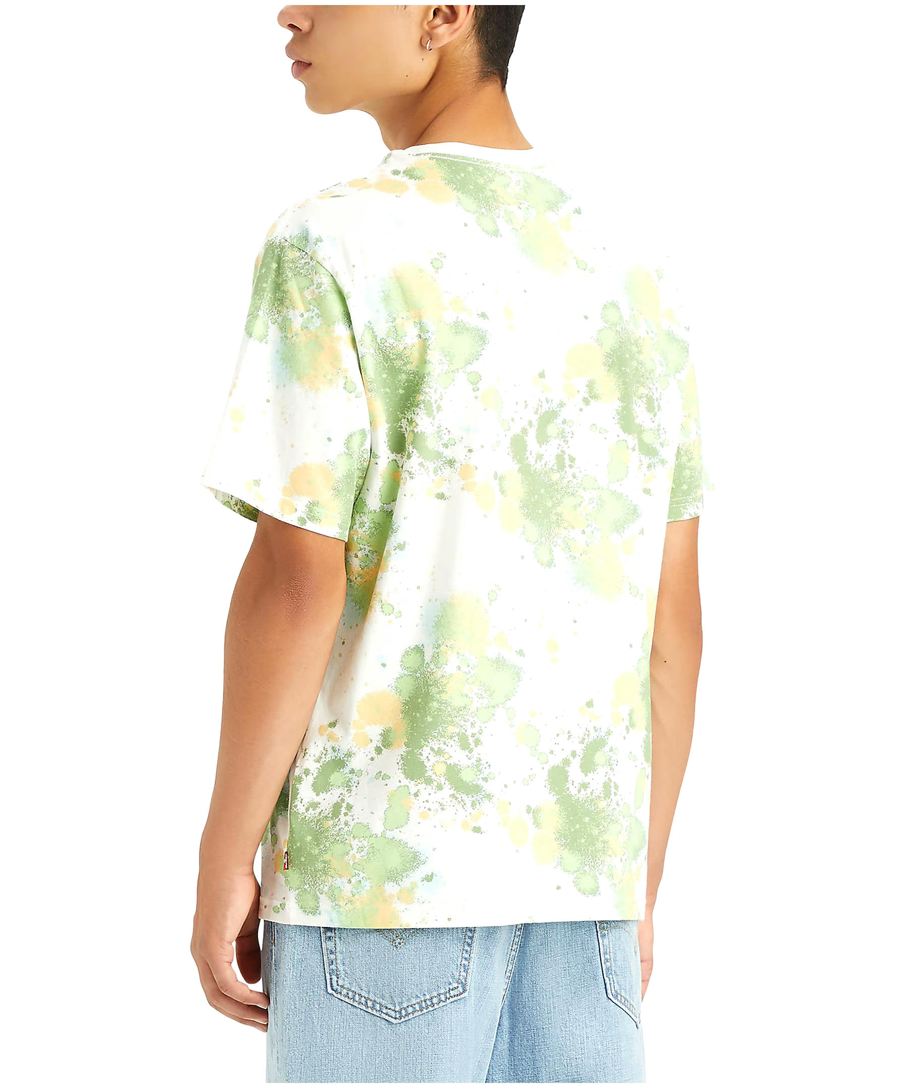 Levi's Men's Splatter All Over Print Graphic Cotton T Shirt