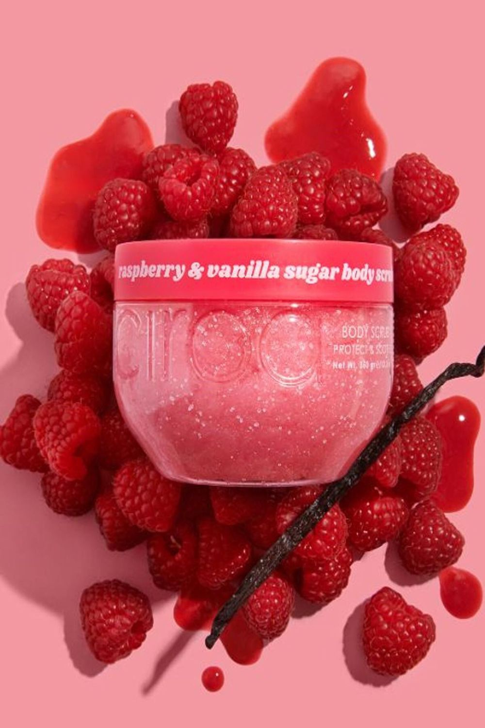 Ciroa Raspberry & Vanilla Body Scrub 350g