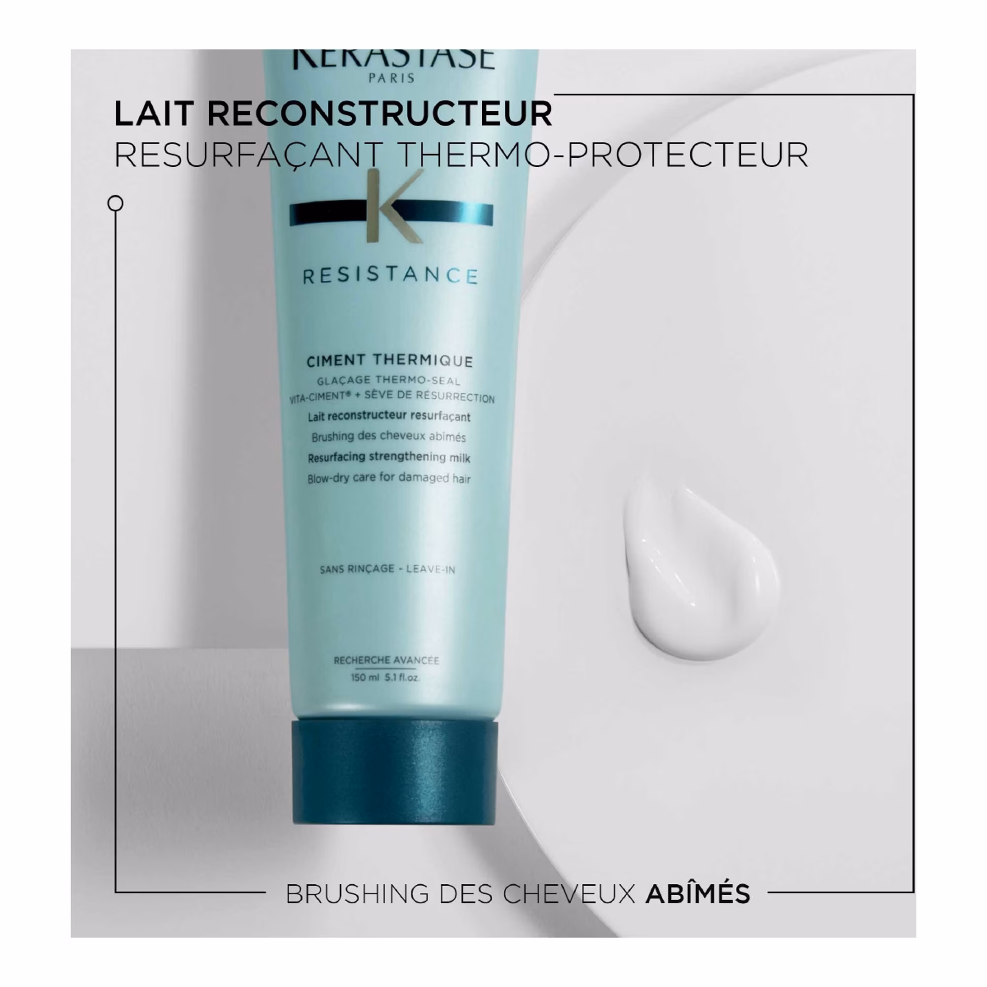 RESISTANCELait reconstructeur de brushing pour cheveux abîmés